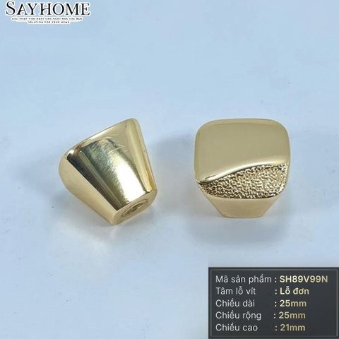 Núm tủ tân cổ điển vintage màu vàng gold SH89V99N tại thành phố Hồ Chí Minh