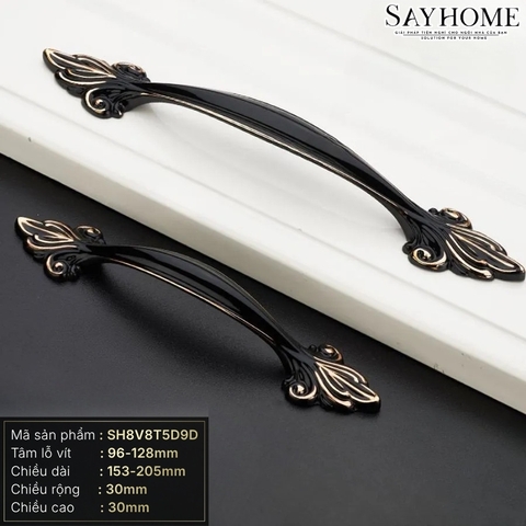 Tay nắm tủ tân cổ điển vintage màu vàng gold SH8V8T5D9D tại Thành phố Hồ Chí Minh