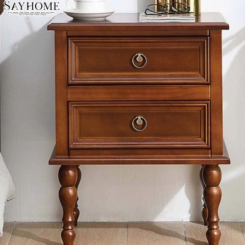 Tay nắm tủ khoen tròn tân cổ điển màu vàng 18k SH9245