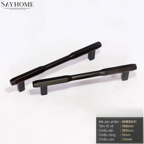 Tay nắm đũa hiện đại màu đen SH92D41 tại Tân Bình