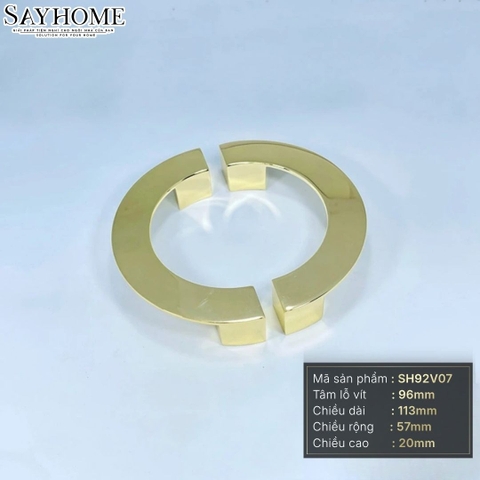 Tay nắm tủ tân cổ điển Vintage màu vàng gold SH92V07 tại thành phố Hồ Chí Minh