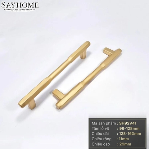 Tay nắm đũa hiện đại màu vàng gold SH92V41 tại thành phố Hồ Chí Minh