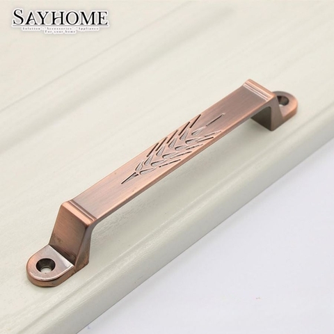 Tay nắm tủ tân cổ điển Vintage màu đồng SH9318