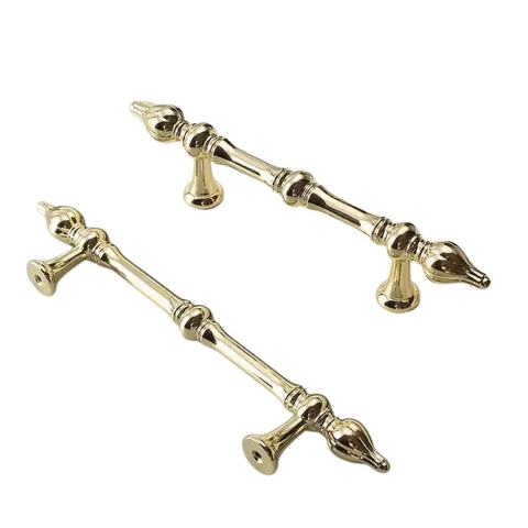 Tay nắm tủ tân cổ điển Vintage màu vàng gold SH8075