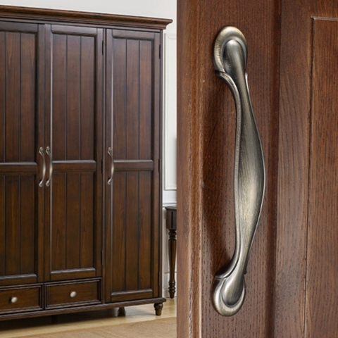 Tay nắm tủ tân cổ điển màu đồng đỏ và vàng đồng SH8833