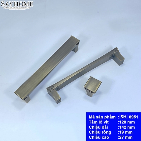 Tay nắm tủ tân cổ điển Vintage màu đồng SH8951