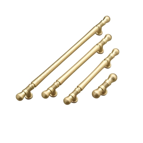 Tay nắm tủ tân cổ điển Vintage màu vàng gold SH9880