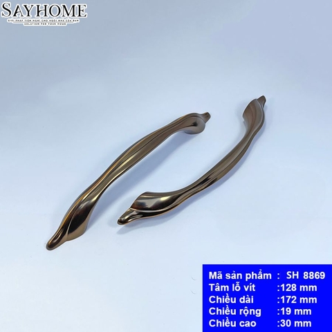 Tay nắm tủ tân cổ điển Vintage đồng SH8869