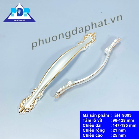 Tay nắm tủ tân cổ điển Vintage màu trắng ngọc SH9393