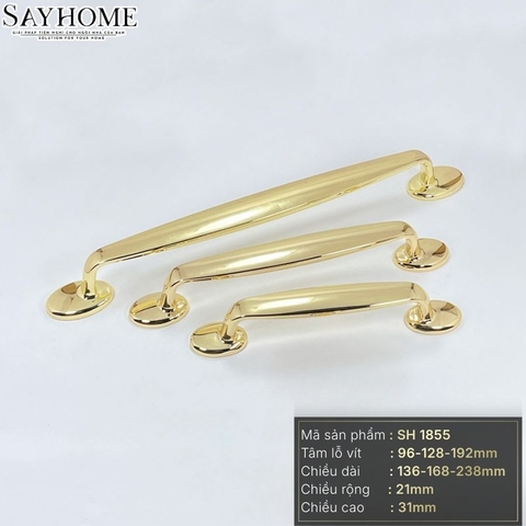Tay nắm tủ tân cổ điển Vintage màu vàng gold 18k SH1855