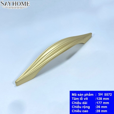 Tay nắm tủ tân cổ điển Vintage màu vàng SH5572