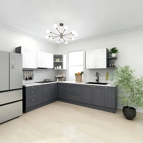 Tủ bếp chữ L TB033