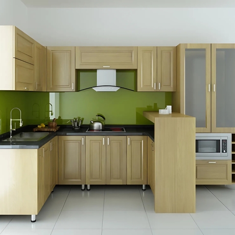 Tủ bếp chữ U TB044