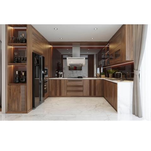 Tủ bếp chữ U TB052