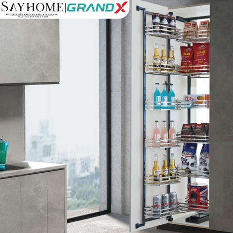 Tủ đồ khô GrandX XPR.450S/600S nan dẹt Inox Sus304 cánh mở - Hàng chính hãng