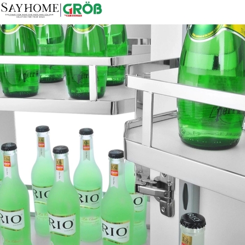 Tủ đồ khô GROB GH- 445, GH- 460 4 tầng đa năng inox hộp tại thành phố Hồ Chí Minh