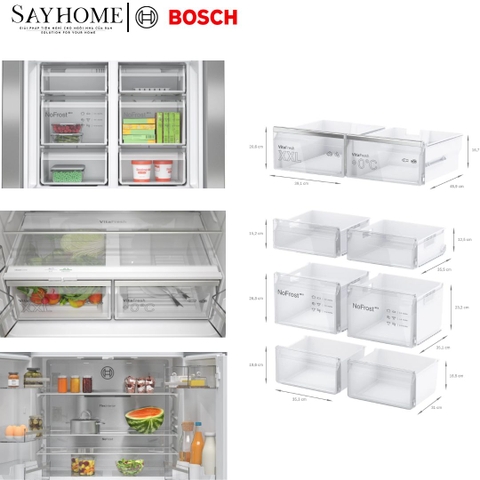 Tủ lạnh BOSCH KFN96APEAG Serie 6 4 cánh tại thành phố Hồ Chí Minh
