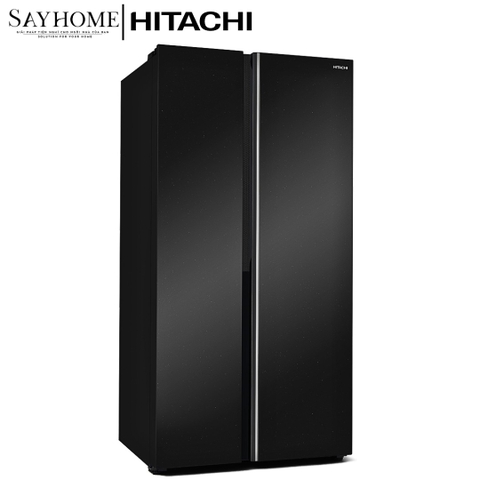 Tủ lạnh 2 cánh màu đen Hitachi HRSN9713ESUVN 656 Lít - Hàng chính hãng