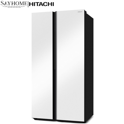 Tủ lạnh 2 cánh màu trắng Hitachi HRSN9713ESMGWVN 656 Lít - Hàng chính hãng