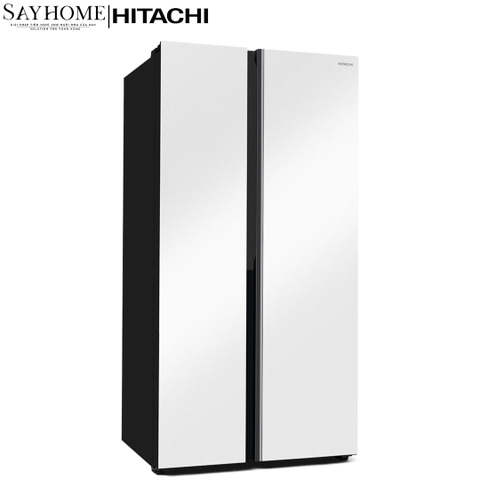 Tủ lạnh 2 cánh màu trắng Hitachi HRSN9713ESMGWVN 656 Lít - Hàng chính hãng