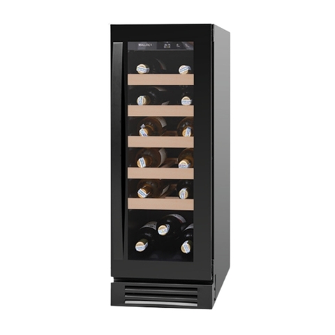 Tủ rượu MALLOCA MWC-20BG độc lập hoặc âm tủ 50L (20 chai) - Hàng chính hãng