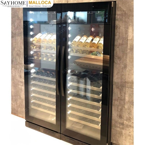 Tủ rượu MALLOCA MWC-180BG độc lập hoặc âm tủ 379L tại Thành phố Hồ Chí Minh