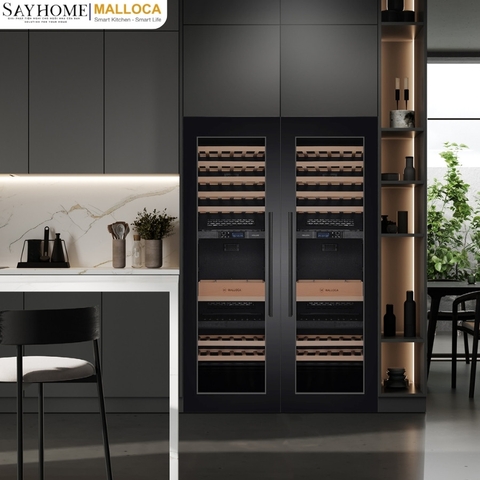 Tủ rượu MALLOCA MWC-95BI độc lập hoặc âm tủ 241L (95 chai) - Hàng chính hãng