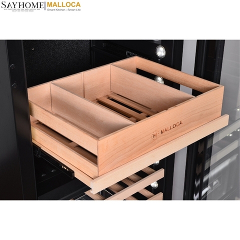 Tủ rượu MALLOCA MWC-95BI độc lập hoặc âm tủ 241L (95 chai) - Hàng chính hãng