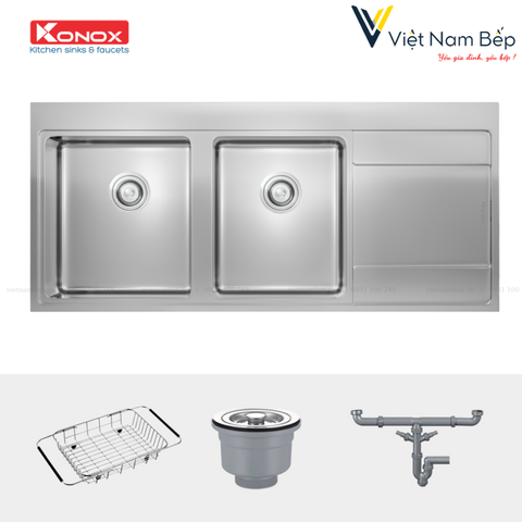 Chậu rửa bát Topmount Sink Unico 11652 - Chính hãng KONOX