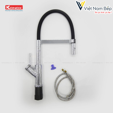 Vòi rửa bát thân mềm Bian - Chính hãng KONOX