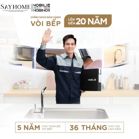Vòi rửa chén NOBILI MANIA NB214 cần cứng  - Hàng chính hãng