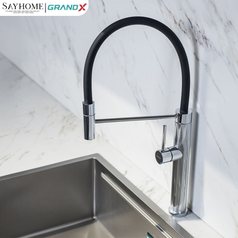 Vòi rửa chén GRANDX GXF01 DUAL SPRAY - Hàng chính hãng