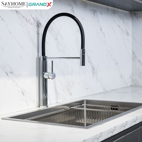 Vòi rửa chén GRANDX GXF01 DUAL SPRAY - Hàng chính hãng