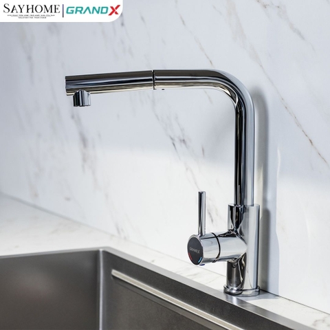 Vòi rửa chén GRANDX GXF02 DUAL SPRAY - Hàng chính hãng