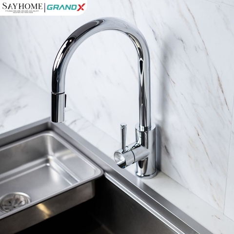 Vòi rửa chén GRANDX GXF05 DUAL SPRAY - Hàng chính hãng