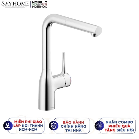 Vòi rửa chén NOBILI MANIA NB215T dây rút 1 chế độ - Hàng chính hãng