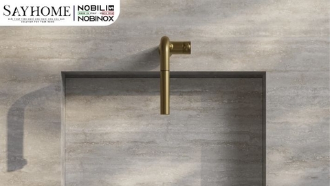 Vòi rửa chén NOBILI MANIA NB218A dây rút 1 chế độ - Hàng chính hãng