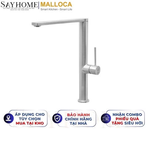 Vòi rửa chén inox MALLOCA K061-SS - Hàng chính hãng