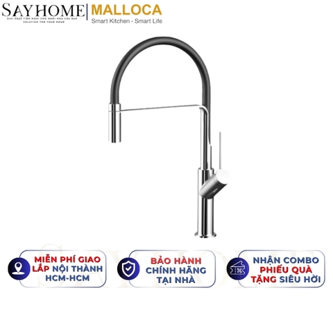 Vòi rửa chén MALLOCA K081C mạ Chrome - Hàng chính hãng