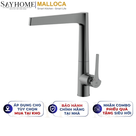 Vòi rửa chén MALLOCA K295BS hai nguồn nóng lạnh - Hàng chính hãng
