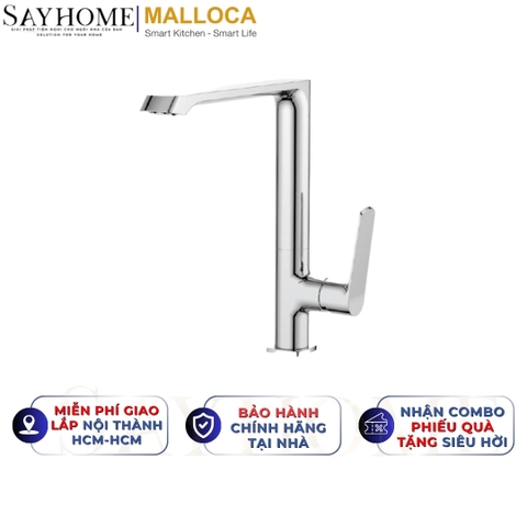 Vòi rửa chén MALLOCA K82C mạ Chrome - Hàng chính hãng