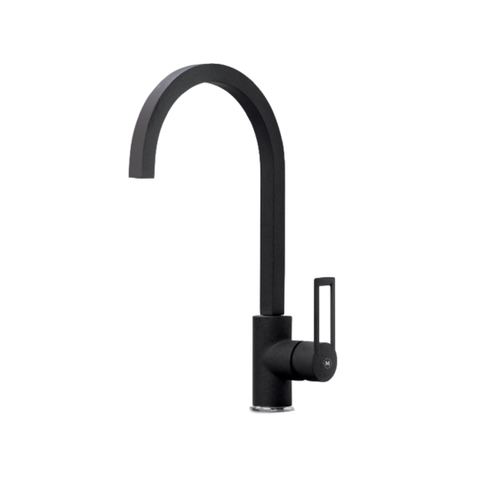 Vòi rửa chén đồng thau sơn giả đá màu đen Malloca MF-040 tại thành phố Hồ Chí Minh