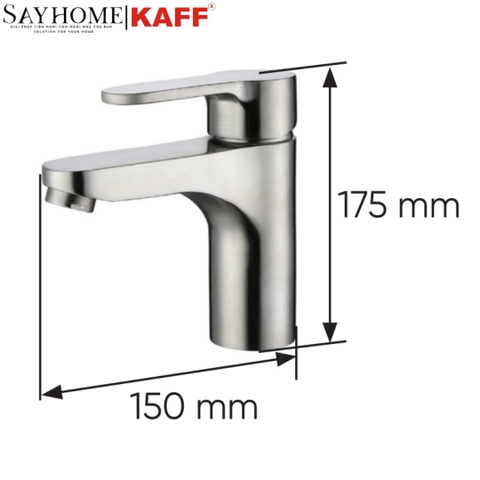 Vòi rửa Inox KAFF KF-FC8375 - Bảo hành chính hãng 3 năm