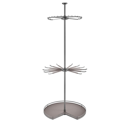 Kệ góc GrandX XM.270C xoay tủ quần áo 270 độ 3 tầng - Hàng chính hãng