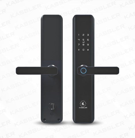 Khóa cửa KASSLER KL-555 BLACK thông minh - Hàng chính hãng KASSLER