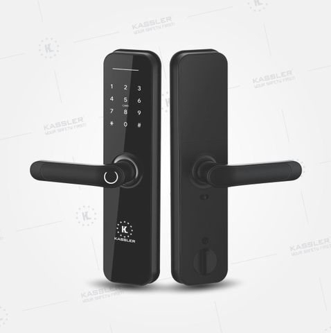 Khóa cửa KASSLER KL-668 APP BLACK - Hàng chính hãng KASSLER