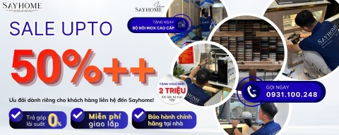 khuyến mãi lớn đến 50% cho thiết bị bếp, phụ kiện bếp Malloca, GrandX, Sakura, Kaff...