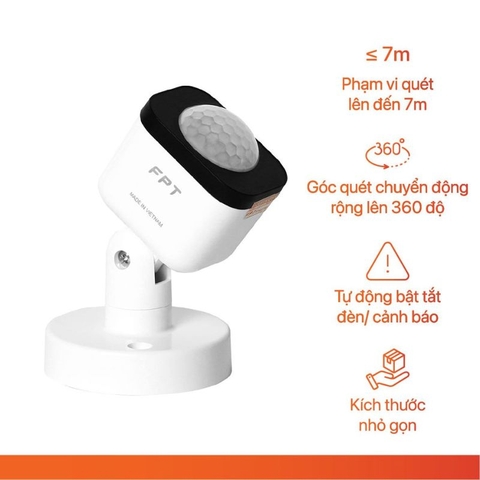 Cảm biến chuyển động nhà thông minh FPT kết nối Bluetooth Mess