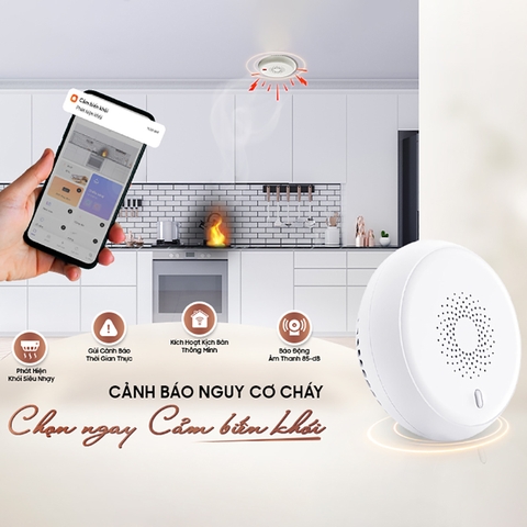 Cảm biến khói nhà thông minh FPT