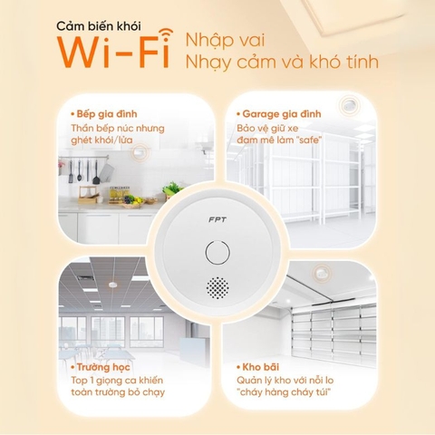 Cảm biến khói nhà thông minh FPT